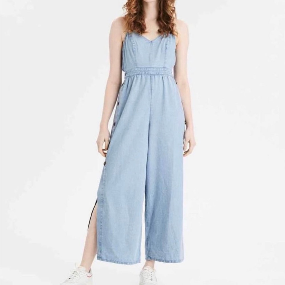 American Eagle Denim Jumpsuit